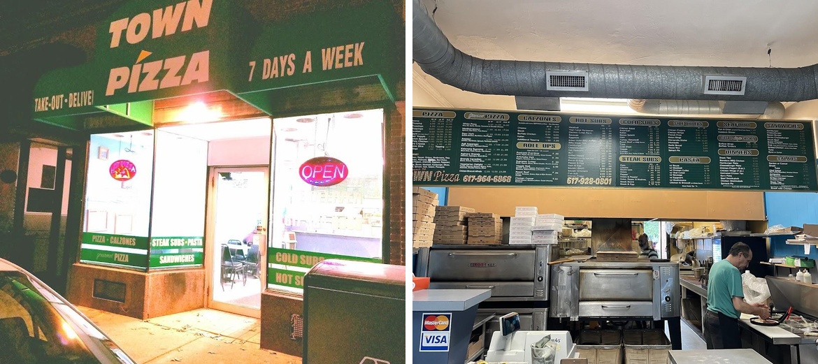 Newton Center Town Pizza Menu